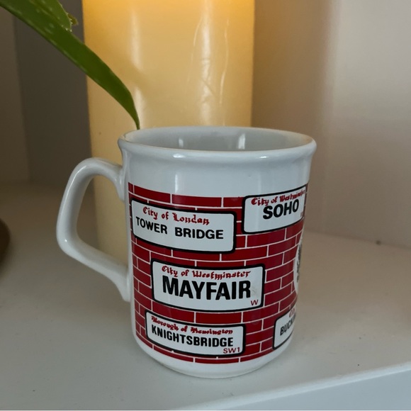 prince william pottery co Other - ENGLAND Point Interest Coffee Mug Tea Cup Prince William Pottery Co Vintage